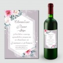 Етикети за сватбено вино 03