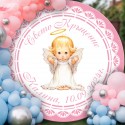 Кръгло платно за кръщене 01