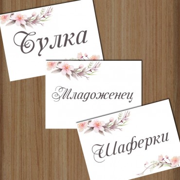 Сватбена табела за врата 03 Сватбена табела за врата 03