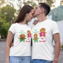Коледни тениски за двойка 10