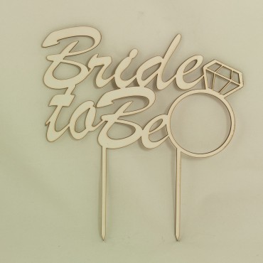 Топер за торта Bride to Be