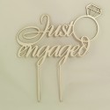 Топер за торта Just Engaged