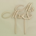 Топер за торта Mr & Mrs